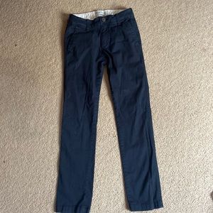 Abercrombie kids navy slacks boys 11/12 slim